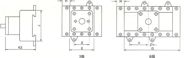 SRLW30系列万能转换开关底座安装附件